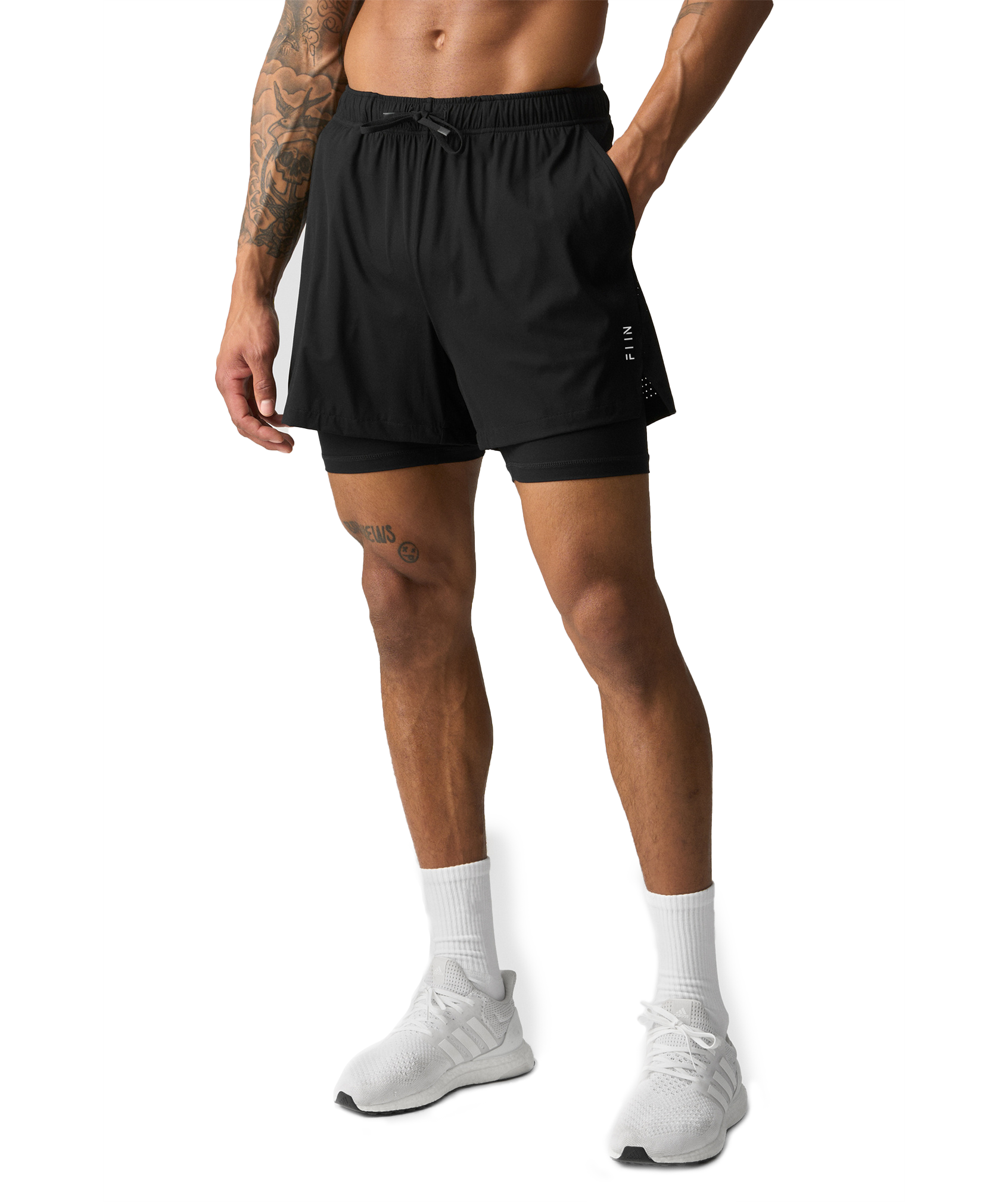 2-in-1 Shorts Black
